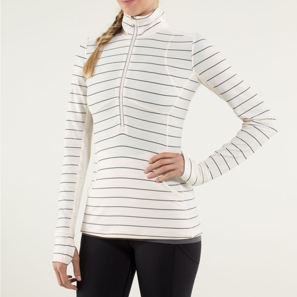 Lululemon Star Runner Pullover Slalom Stripe Angel Wing / Angel Wing. Size 10. - Picture 3 of 14